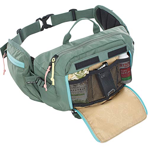 evoc und Hip Pack Pro 3 Hüfttasche Bauchtasche für Bike-touren & Trails Packs, Unisex Adulto, Verde Oliva, uno