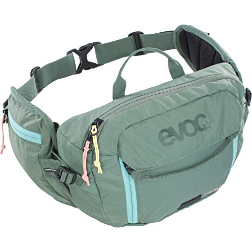 evoc und Hip Pack Pro 3 Hüfttasche Bauchtasche für Bike-touren & Trails Packs, Unisex Adulto, Verde Oliva, uno