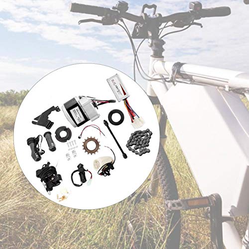 EVTSCAN Kit de conversión de Bicicleta eléctrica, Kit de conversión de Bicicleta eléctrica de 24 V 250 W, Controlador de Motor para Bicicleta común de 22-28 Pulgadas