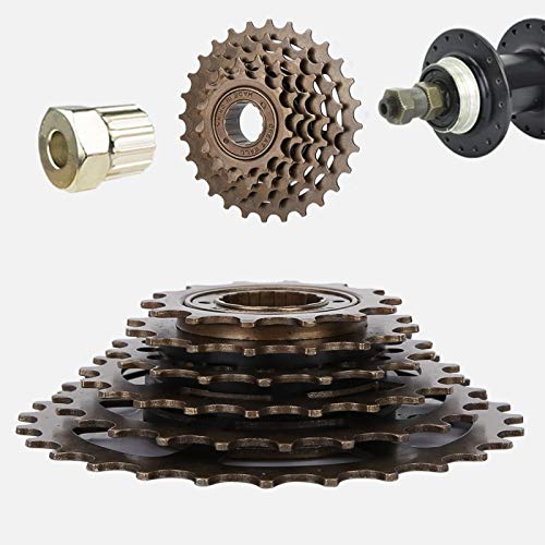 EVTSCAN Rueda Libre de Bicicleta Cassette Sprocket Accesorio de Repuesto para Bicicleta de montaña de 6 velocidades