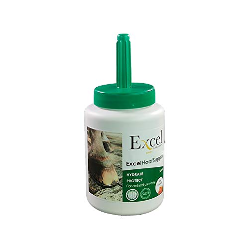 Excel Supplements Europe Hoof Support 0,5l | Grasa Cascos Caballos | Barrera antibacteriana | Hidratación de los Cascos | Cuidado del Caballo | Previene Enfermedades del Casco | Poder regenerador