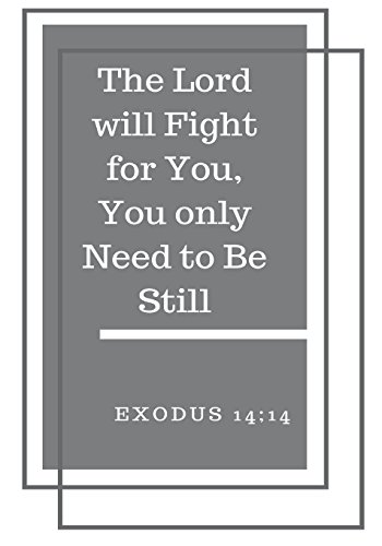 Exodus 14:14: Prayer Journal, Notebook With Prompts, 7x10, Mens Spiritual Journal, Grey (Elite Prayer Journal)