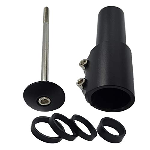 Extensor de vástago de horquilla para bicicleta de montaña, bicicleta de carretera, MTB, BMX, Fixie (negro)