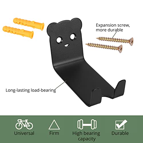 EyPiNS 2X Soporte de Pared para Bicicleta, Gancho de Pared para Colgar Bicicleta,Colgar Bicicleta Pared Soporte de Bicicleta para la Pared con Ángulo de Apoyo y Almohadillas Protección de Pared