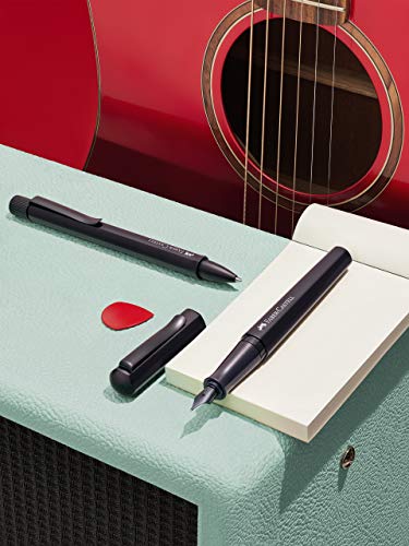 Faber-Castell 150500 - Pluma estilográfica Hexo, color Negro