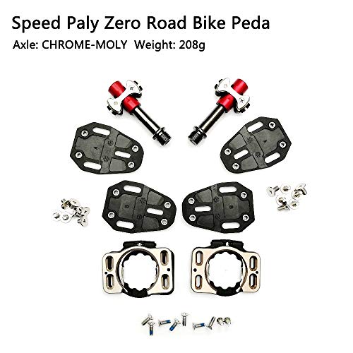 Facibom Pedales de Bicicleta de Carretera Pedal de Autobloqueo Pedales de AccióN Ultraligeros Pedal Speedplay Zero Pave Release
