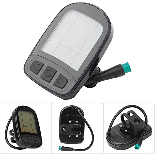 Fácil de limpiar. Pantalla LCD para bicicleta, resistente y duradera, con conector impermeable, para modificación de bicicletas eléctricas.