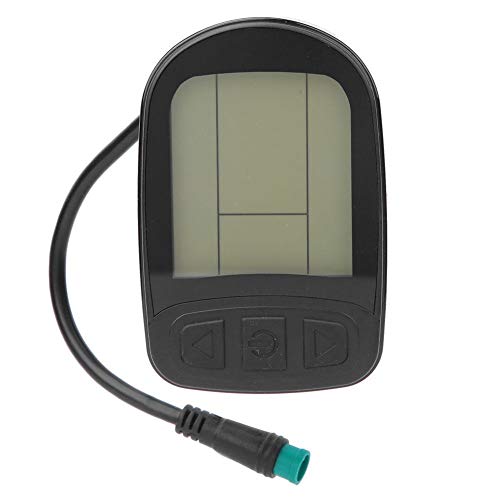 Fácil de limpiar. Pantalla LCD para bicicleta, resistente y duradera, con conector impermeable, para modificación de bicicletas eléctricas.