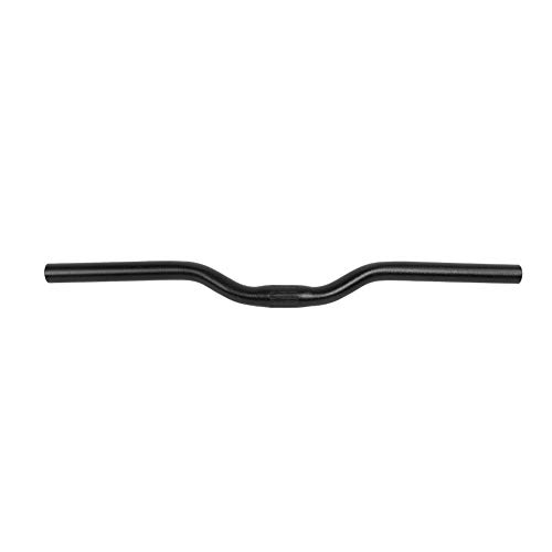 Fafeims Barra elevadora de Bicicleta Barra Plana de aleación de Aluminio 25.4 mm * 520 mm Manillar Largo para Bicicleta de montaña de Carretera(Negro)