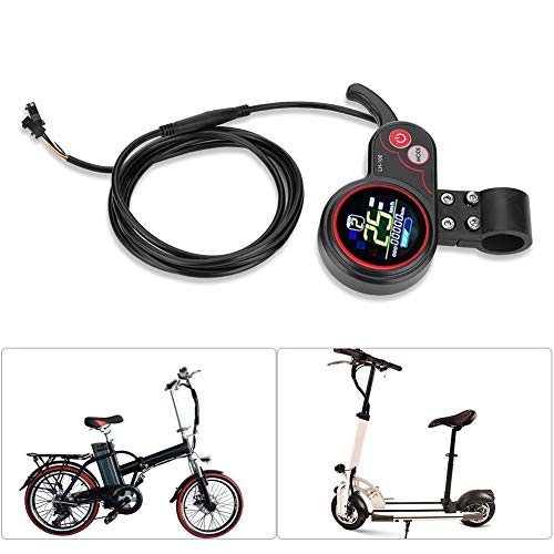 Fafeims Controlador eléctrico sin escobillas Controlador de Pantalla LCD con Interruptor de Cambio Accesorio para Bicicleta eléctrica Bicicleta Scooter(36V)