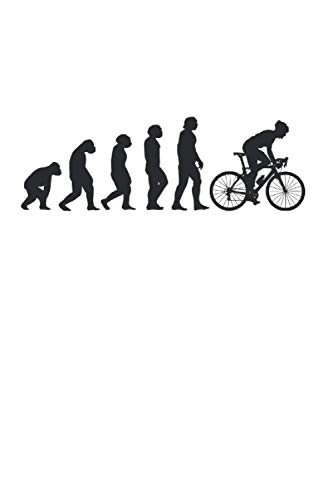 Fahrrad Notizbuch: Fahrrad Evolution Radfahrer Radsportler Geschenk / 6x9 Zoll / 120 linierte Seiten Seiten