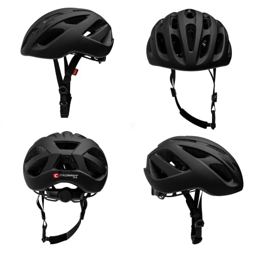 Fahrradhelm (Schwarz, M) (Black, Medium)