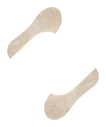 Falke Invisible Step M IN Calcetines, OPACAS, Beis (Sand Melange 4650), 43-44 para Hombre