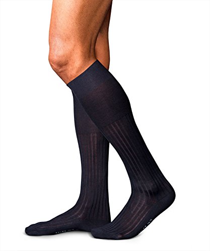 Falke No. 13 Finest Piuma Cotton M KH Calcetines, OPACAS, Azul (Dark Navy 6370), 39-40 para Hombre