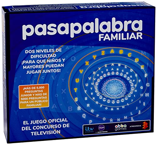 Famogames- Pasapalabra Familiar Juego de Mesa, Multicolor (Famosa 700016088)