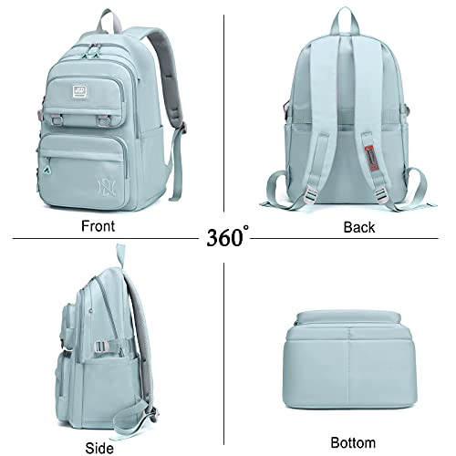 FANDARE Mochilas Infantiles Mochilas Escolares Juveniles Mochilas Escolares para niños niñas Viaje Hiking Daypacks Impermeable Nylon Azul