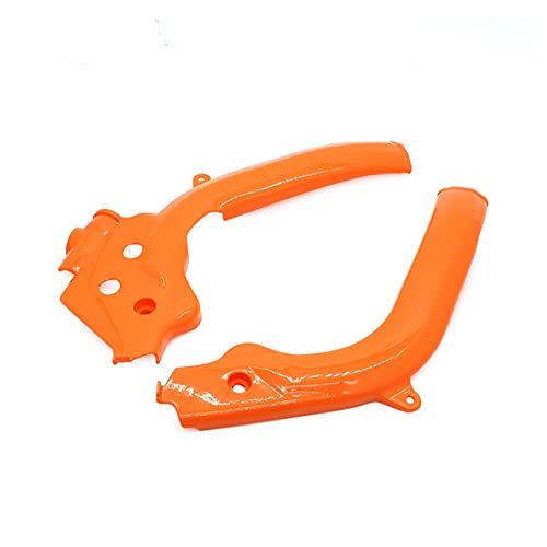 Fang---ping CUBIERTA DE PROTECCIÓN DE GUARDA DE MARCO DE X-APLICACIÓN for Husqvarna FE FC TE TC TX 125 150 250 300 350 450 500 Bicicleta sucia Macho Motocicleta motocicleta ( Color : CPDOOMPM-ORANGE )