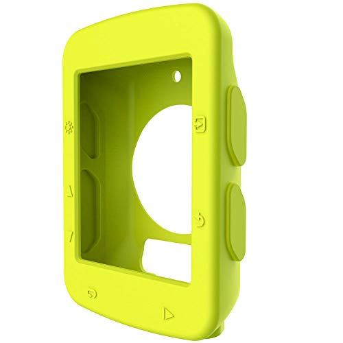 FANMURAN Fanmruan Protector Funda Cubierta de Goma de la Pantalla de la Cubierta de la Caja del silicón Silicona para la computadora de la Bicicleta Bici Garmin Edge 520 GPS