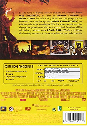 Fantástico Sr Fox [DVD]