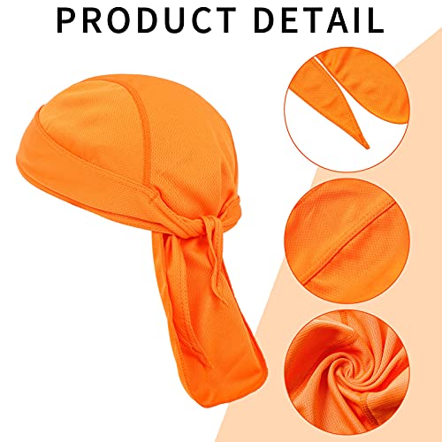 FANTESI 4 unidades de bandana de deporte, pañuelo para la cabeza, transpirable y de secado rápido, protección UV, bandana para bicicleta, para hombres y mujeres, deportes al aire libre