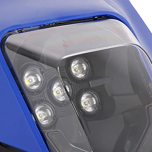 Faro de motocicleta, lámpara de cabeza de bici de la suciedad Faros LED para Husq.var.na FE250 FE350 FE450 FE501 TE250i TE300i 2021 Dirt Bike Motocross Enduro - Azul