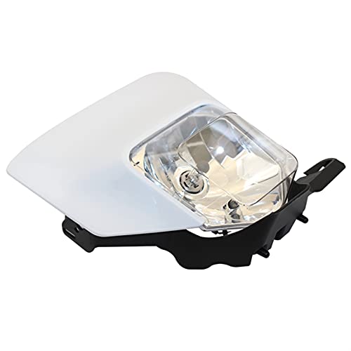 Faro De Motocicleta PowerMotor Motorcycle Blanco Supermoto Faro Lámpara Faro Luz De Cabeza Luz Uso Apto Para Husqvarna Fe TE 2018 17 MX Dirt Bike Enduro Faro Principal De Motocicleta (Color : White)