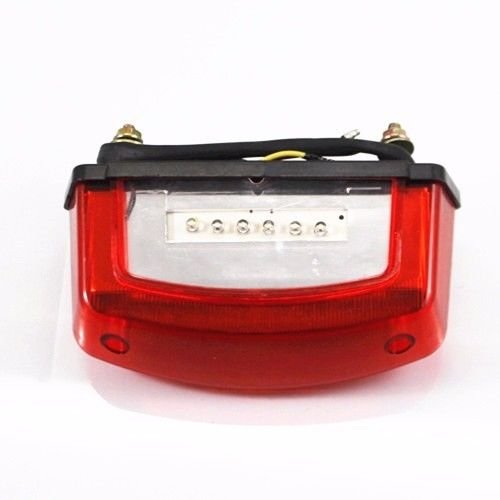 Faro LED de freno para motocicleta Dirt Bike Off-Road Dual Sport UTV ATV Quad Runner Custom Ducati Monster 400 600 620 695 750 800 900 1000