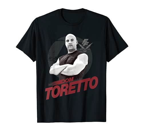 Fast & Furious Dom Toretto Gray Hue Portrait Camiseta