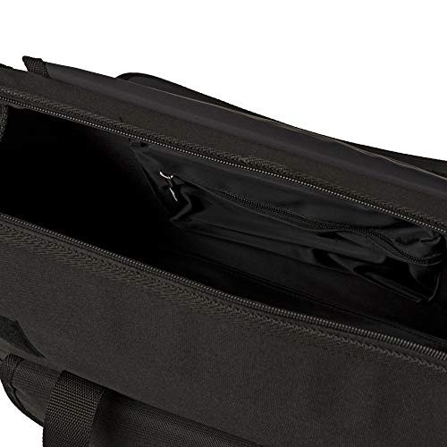 FastRider Luxe Shopper Bolsa para Bicicleta para Portaequipajes, Alforja Bicicleta 23 litros, Reflectante, Fácil de Montar, Material Sostenible Re Think - Negro - 23L