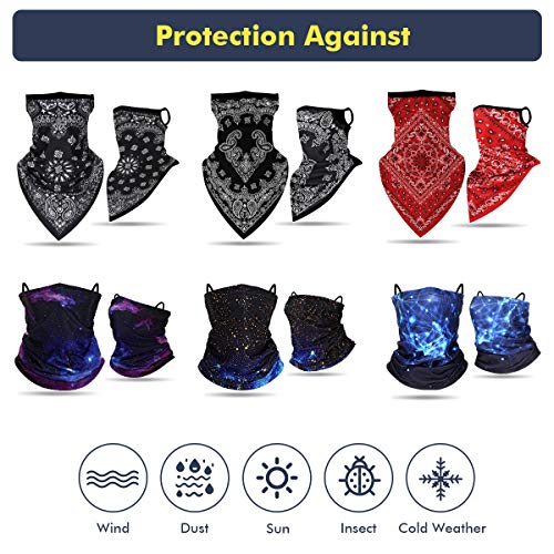 FBSPORT Multifuncionales Bandana Pañuelo Mascarilla Cuello Polaina Pasamontañas elástico Protección Solar redecilla Transpirable para Acampar Correr Motociclismo para Hombres Mujeres