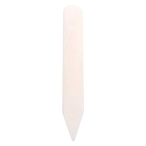 Fdit Herramienta de Carpeta de Hueso Natural Herramienta de Hueso Duradero para marcar Pliegues Plegables Bordes buridos de artesanía de Cuero