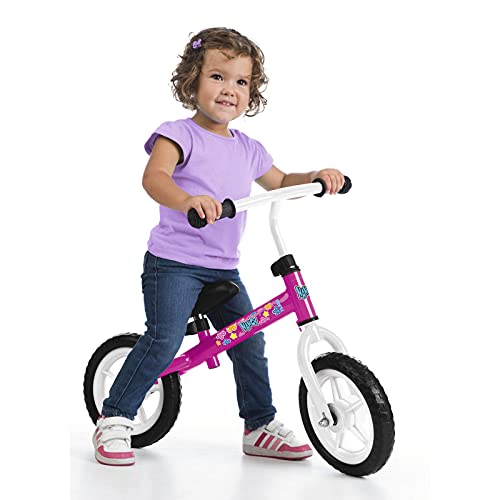 Feber-700012480 Bicicleta sin Pedales, Nancy, Color Rosa, no aplicable (Famosa 700012480)