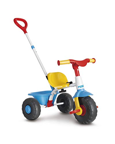 FEBER- Triciclo Trike 2 en 1, Color Azul (Famosa 800012810)