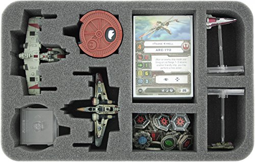 Feldherr HSGB050BO Foam Tray for Star Wars X-Wing 2 x ARC-170 or K-Wing, Ships and Accessories