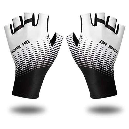 FENRIR Antideslizante Guantes de Ciclismo Verano Medio Dedo Guantes de Bicicleta Montaña para Hombre Mujer, Transpirable Guantes Cortos MTB Guantes de Ciclismo sin Dedos