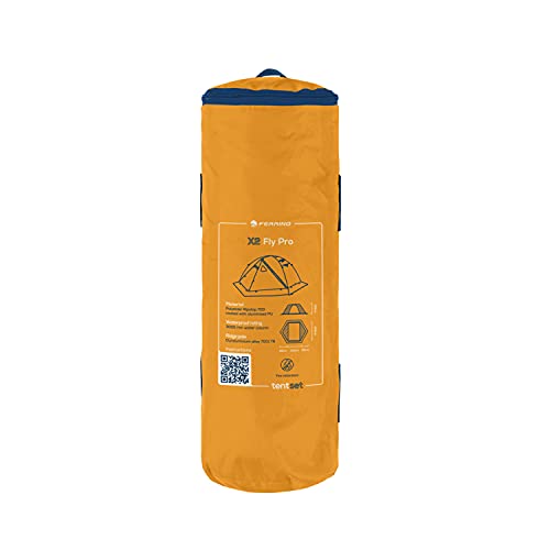 Ferrino X2 Fly Pro Bolsa para Tienda de campaña, Adultos Unisex, Yellow (Amarillo), 2l