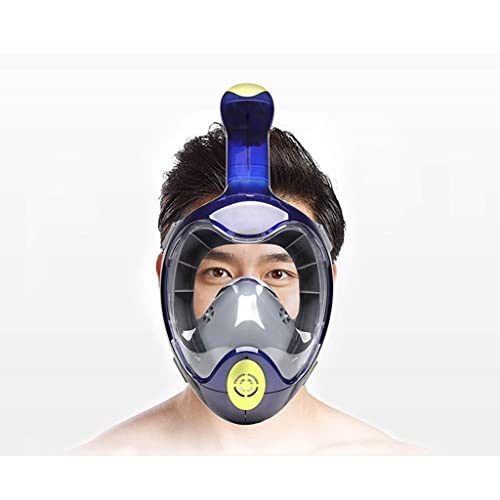 FGVDJ Máscara de Buceo, máscara de respiración de Buceo Equipo de Snorkel en seco Completo Equipo de natación Profesional Máscara de natación (B Grande)