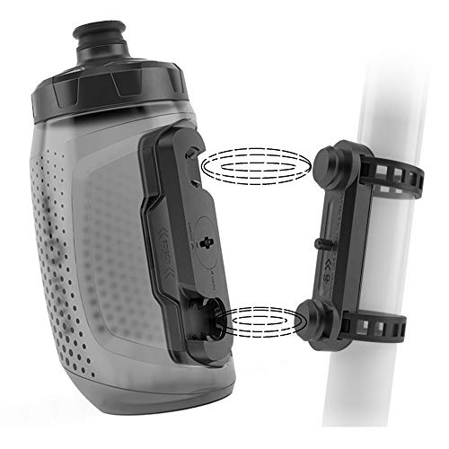 Fidlock Bottle 450 y Uni Base Portabidón magnético para Bicicleta portabidon Bicicleta Porta Botellas para Bicicleta Porta bidones para Bici MTB portabidon Bicicleta MTB