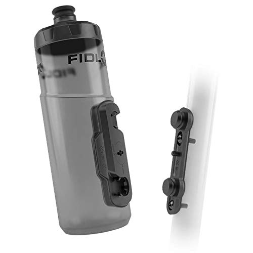 Fidlock - Twist Set compuesto por soporte magnético para botellas y botella para bicicleta, 09609, Negro