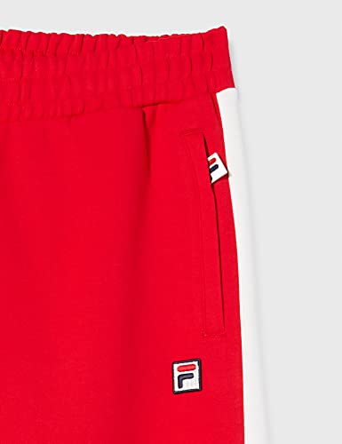Fila SETTANTA Pantalones de Senderismo, Rojo y Blanco, S para Hombre