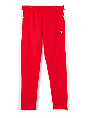 Fila SETTANTA Pantalones de Senderismo, Rojo y Blanco, S para Hombre