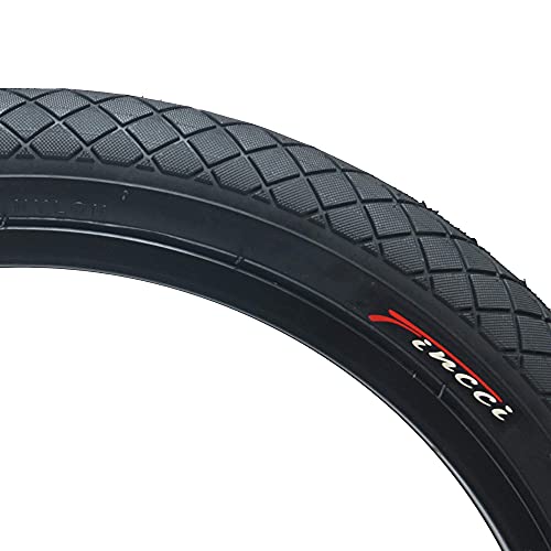 Fincci Set Cubierta 20 x 1.95 Pulgadas 53-406 Neumatico con Cámara de Aire Schrader Válvula Interior para BMX MTB o Niños Bici Bicicleta
