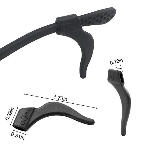 FineGood 12 pares de retenedores de gafas, silicona antideslizante para gafas de sol de lectura