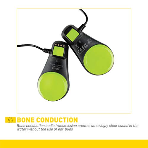 Finis DUO underwater - Reproductor MP3, color negro/ verde ácido