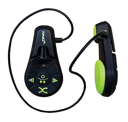 Finis DUO underwater - Reproductor MP3, color negro/ verde ácido