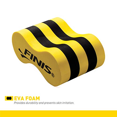 Finis Foam Pull Buoy Adult Flotador de Espuma para natación, Unisex, Amarillo, Talla única