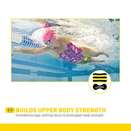 Finis Foam Pull Buoy Adult Flotador de Espuma para natación, Unisex, Amarillo, Talla única