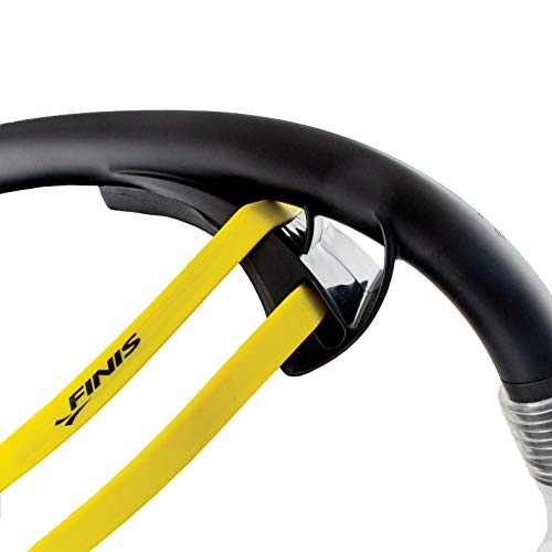 FINIS Stability Snorkel : Speed Black Tubo Frontal de Natación, Unisex Adulto, Negro, Talla única