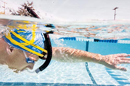 FINIS Stability Snorkel : Speed Black Tubo Frontal de Natación, Unisex Adulto, Negro, Talla única