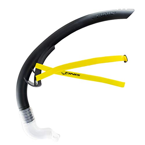 FINIS Stability Snorkel : Speed Black Tubo Frontal de Natación, Unisex Adulto, Negro, Talla única